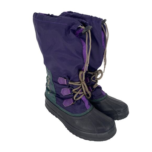 Sorel Shoes - Vintage Sorel Snow Boots Moon Boots Freestyle Purple Womens Size 8